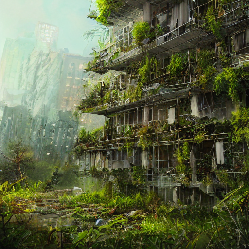 Dystopia with plants